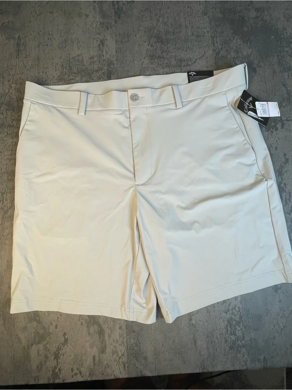 Callaway Light Gray Performance Golf Shorts 38 Men's optidry